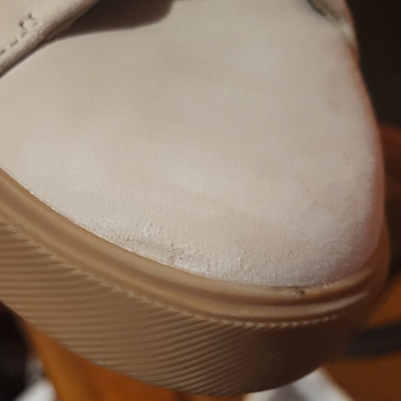Naturalizer Morrison 2.0 Lace Up Beige Tan Suede Sneakers Size 7 Wide - Picture 5 of 7
